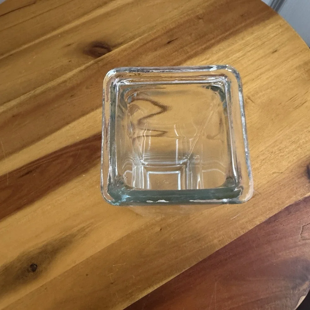 Square Glass Vase Anniversary Mother's Day Valentine's Day Gifts Minimalist
